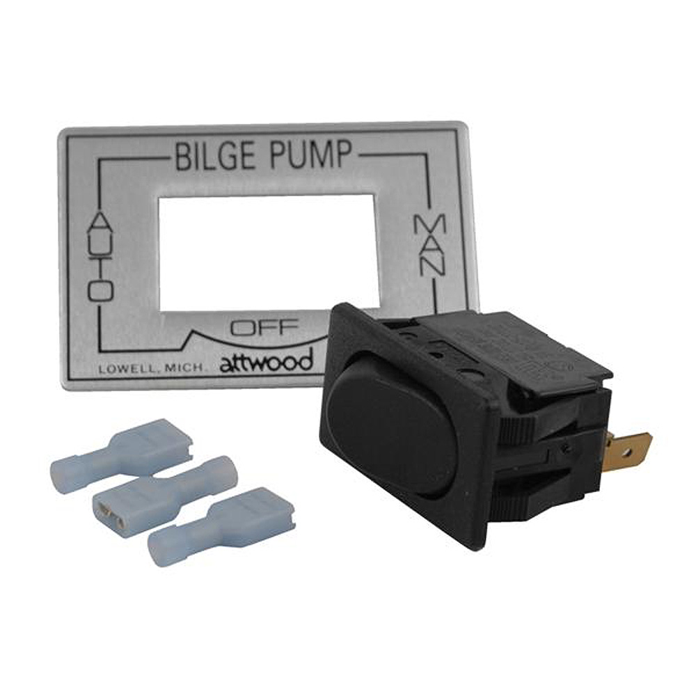 Attwood 3-Way Auto/Off/Manual Bilge Pump Switch CD-43920
