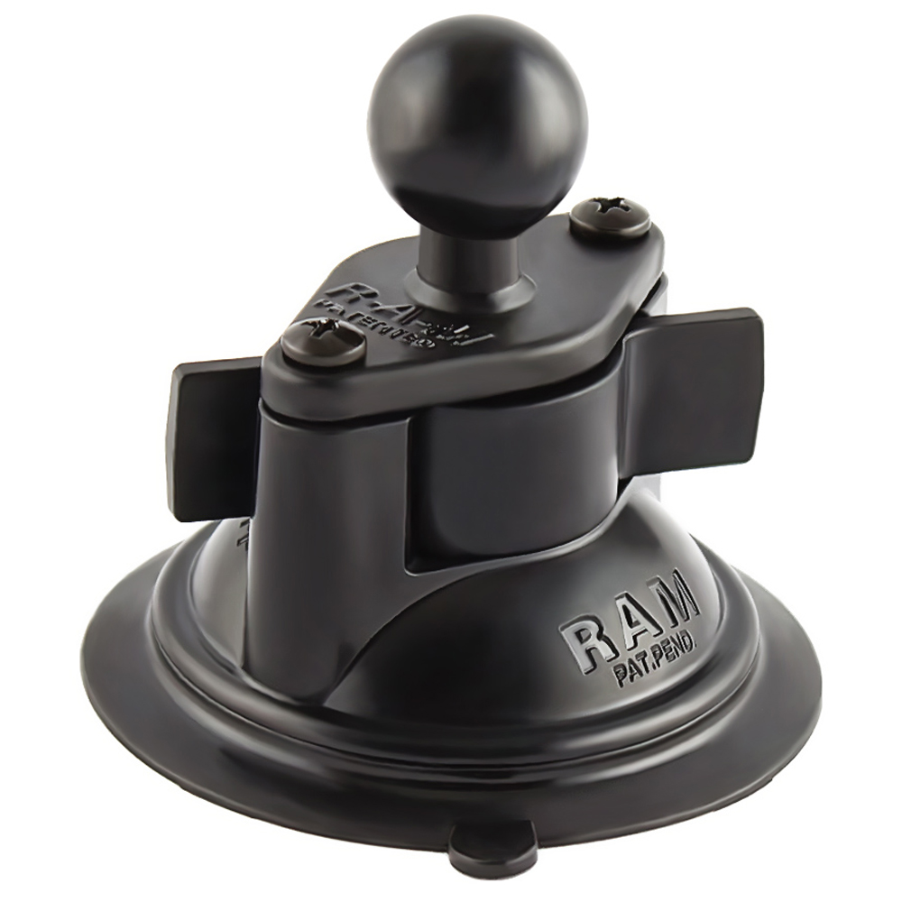 image for RAM Mount 3.25″ Diameter Suction Cup Twist Lock Mount w/1″ Ball