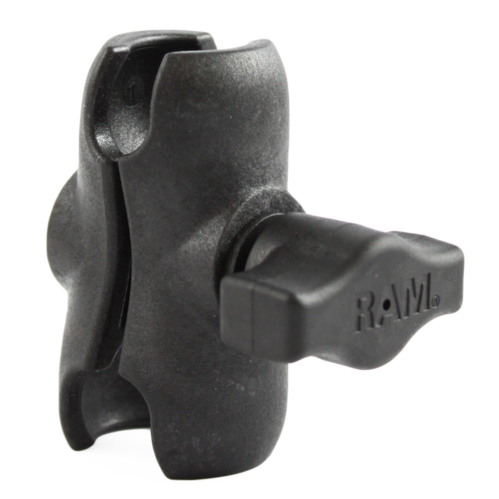 image for RAM Mount Composite Short Double Socket Arm f/1″ Ball