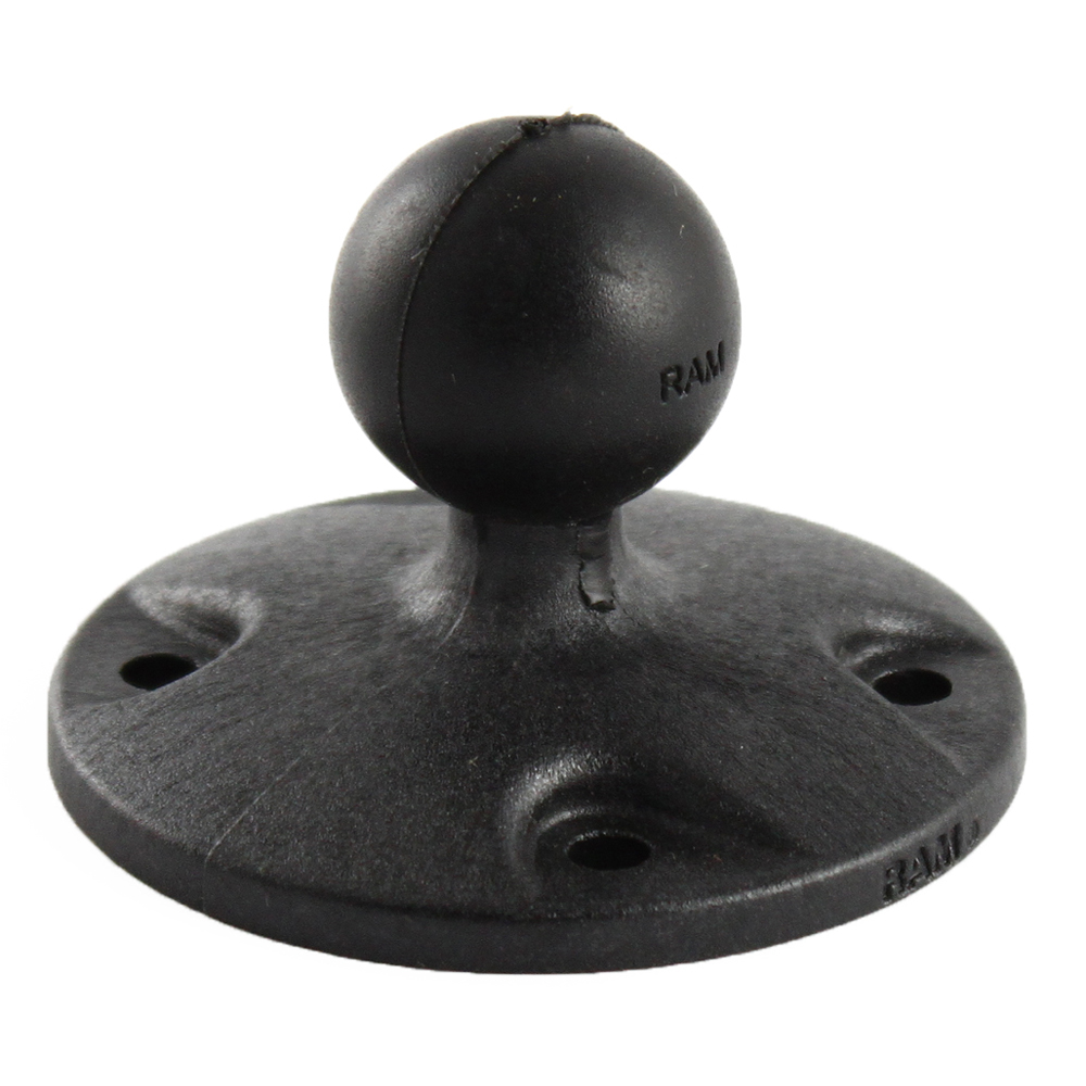 image for RAM Mount 2.5″ Composite Round Base w/1″ Ball