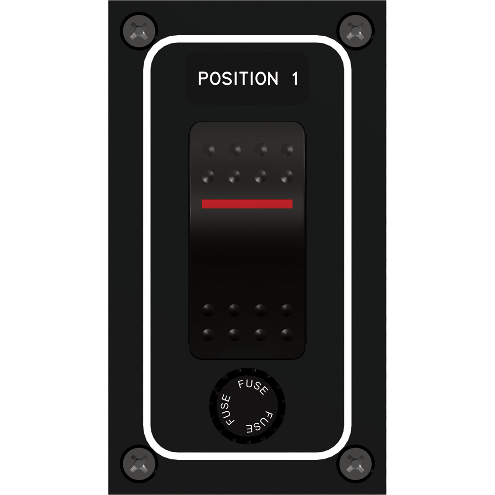 image for Paneltronics Waterproof Panel – DC 1-Position Illuminated Rocker Switch & Fuse