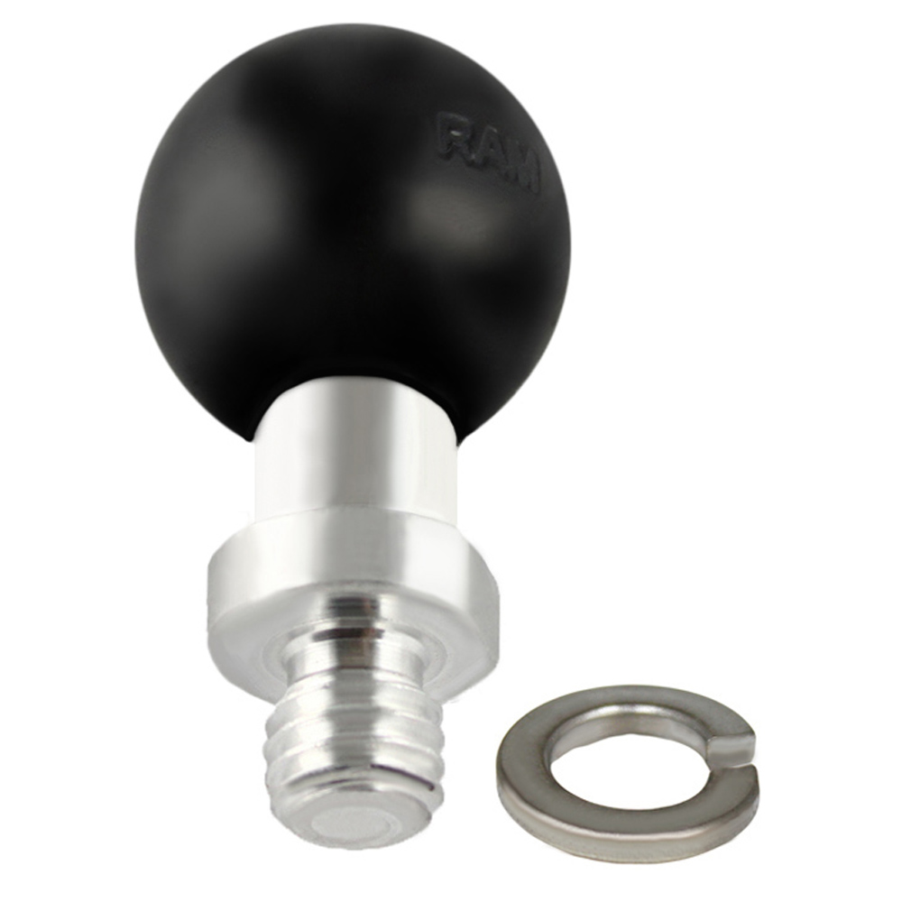 image for RAM Mount 1″ Ball Connected to 3/8″-16 Threaded Post