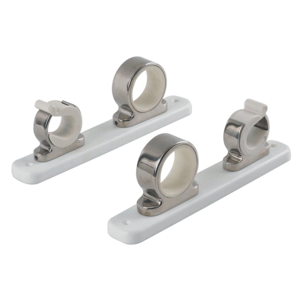 TACO 2-Rod Hanger w/Poly Rack - Polished Stainless Steel - F16-2751-1