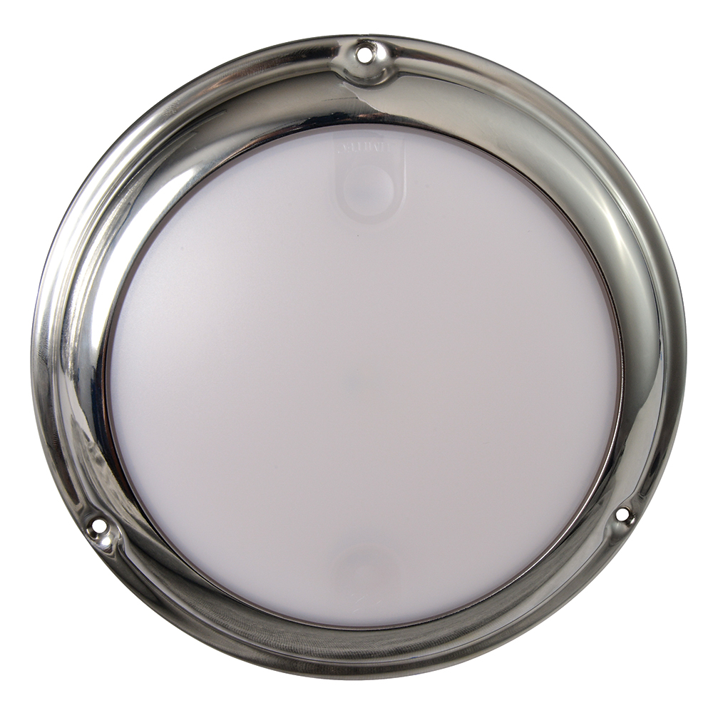 image for Lumitec TouchDome – Dome Light – Polished SS Finish – 2-Color White/Red Dimming