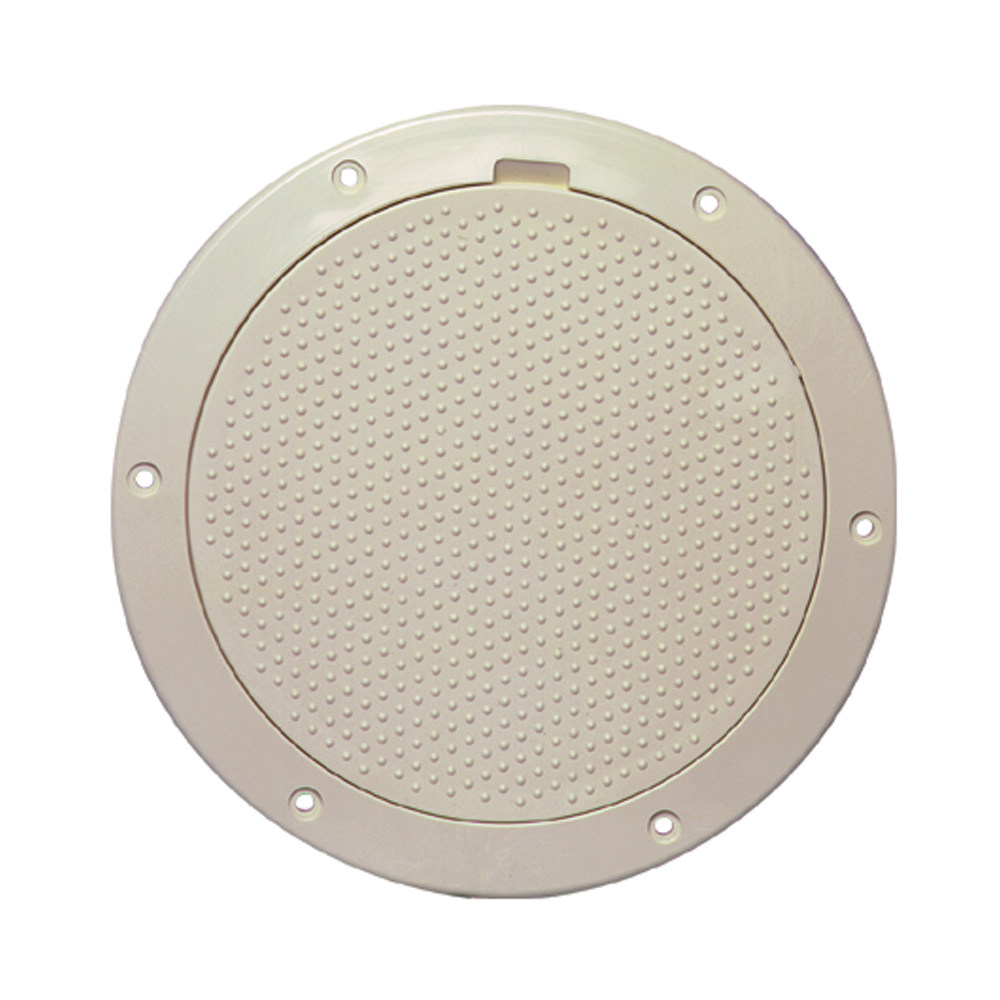 Beckson 6&quot; Non-Skid Pry-Out Deck Plate - Beige CD-46451