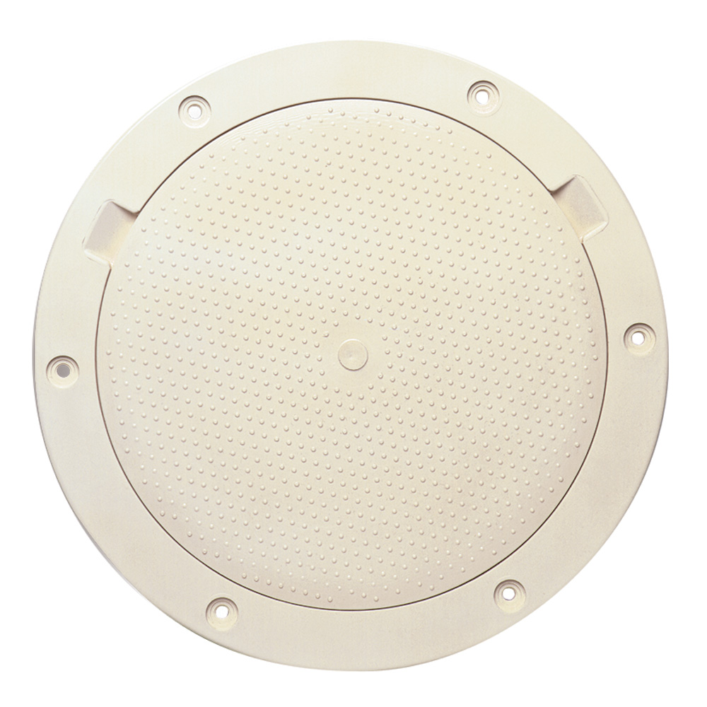 Beckson 8&quot; Non-Skid Pry-Out Deck Plate - Beige CD-46457