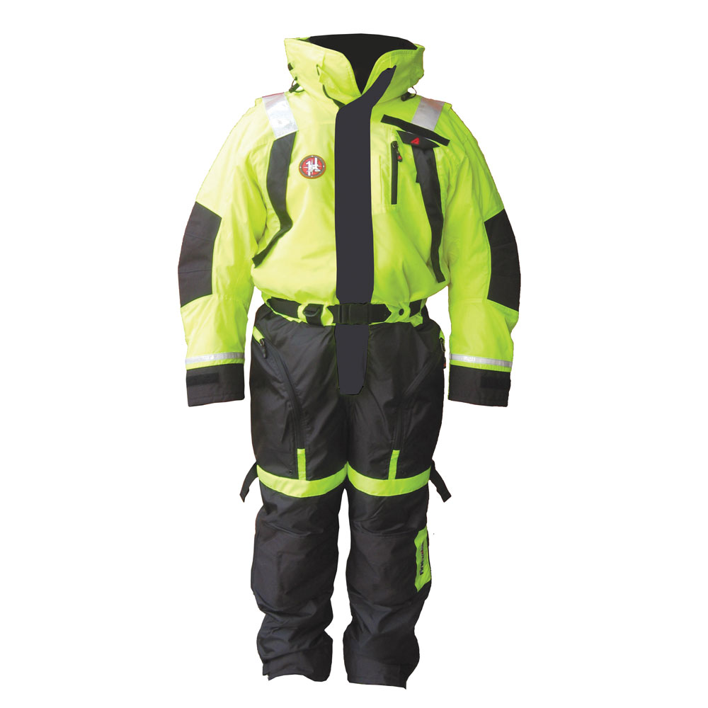 image for First Watch AS-1100 Flotation Suit – Hi-Vis Yellow – Small
