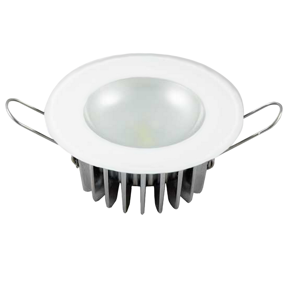 image for Lumitec Mirage – Flush Mount Down Light – Glass Finish/No Bezel – 4-Color Red/Blue/Purple Non Dimming w/White Dimming