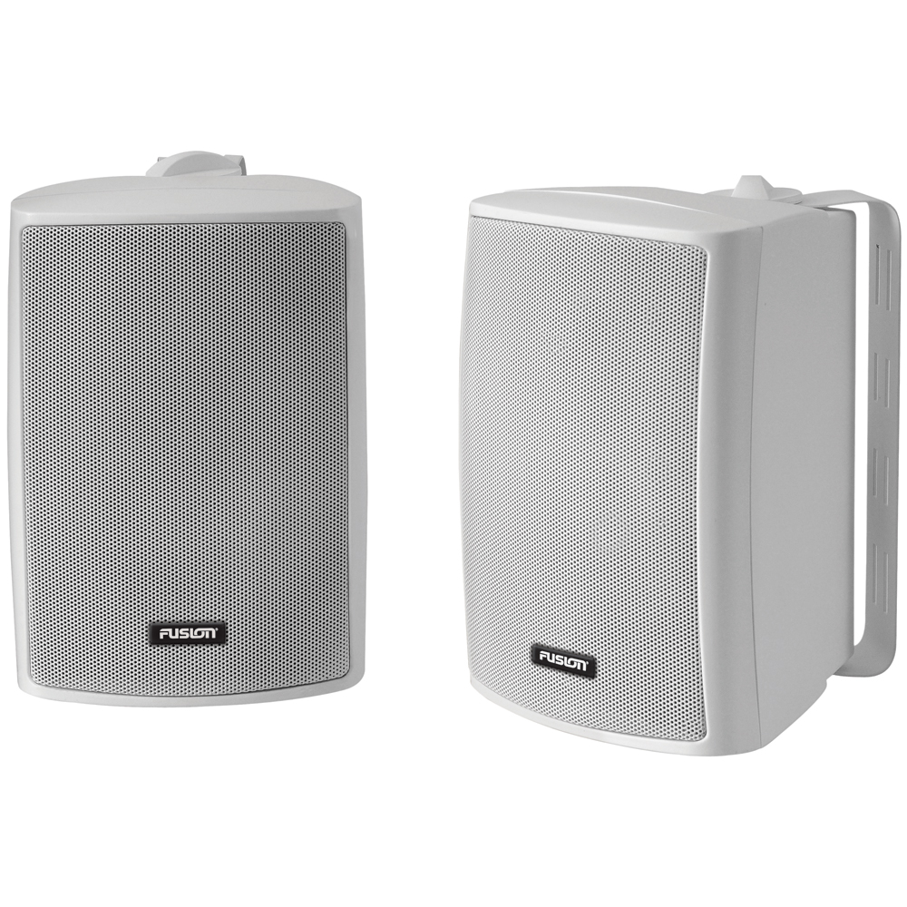 image for FUSION 4″ Compact Marine Box Speakers – (Pair) White