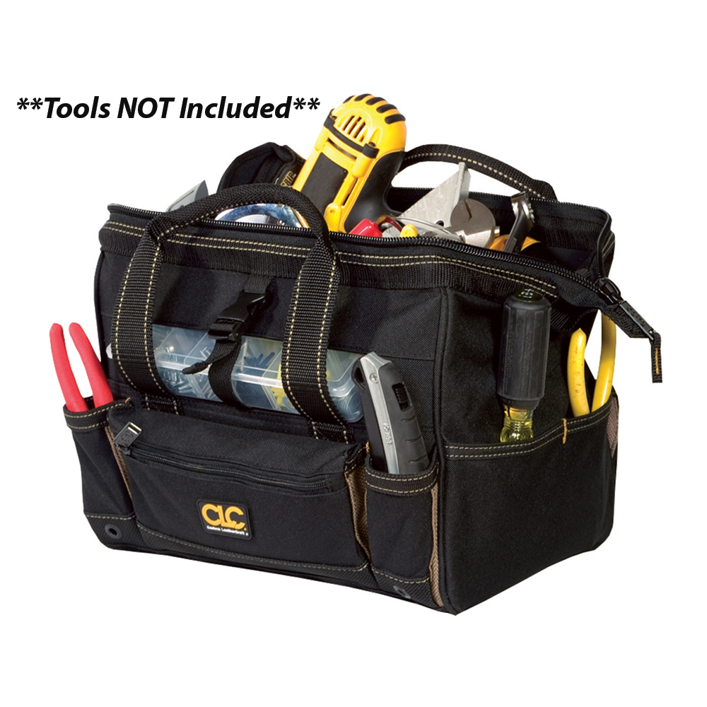 image for CLC 1533 Tool Bag w/Top-Side Plastic Parts Tray – 12″