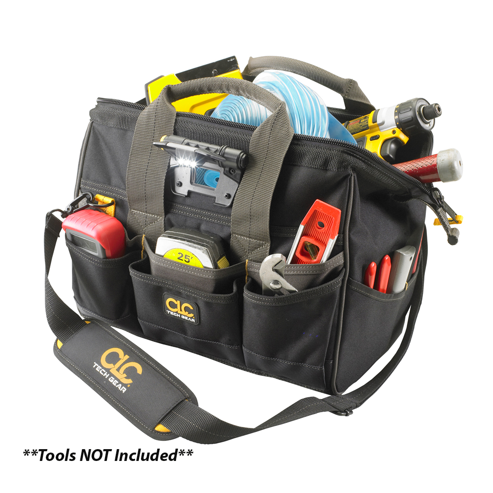 image for CLC L230 Tech Gear LED Lighted BigMouth™ Tool Bag – 14″
