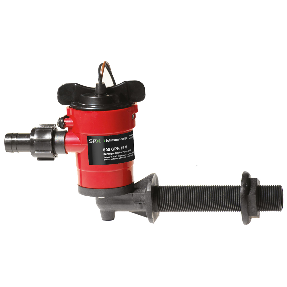 image for Johnson Pump Cartridge Aerator 500 GPH 90° Intake – 12V
