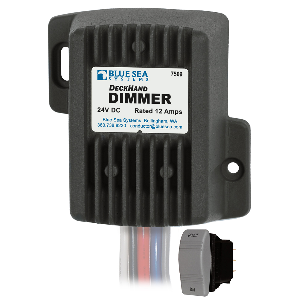 image for Blue Sea 7509 DeckHand Dimmer – 12 Amp/24V