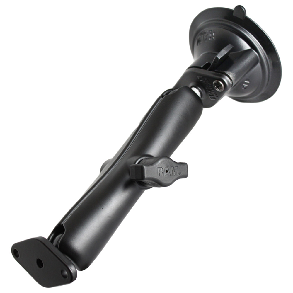 image for RAM Mount Twist Lock Suction Cup Mount w/Long Double Socket Arm