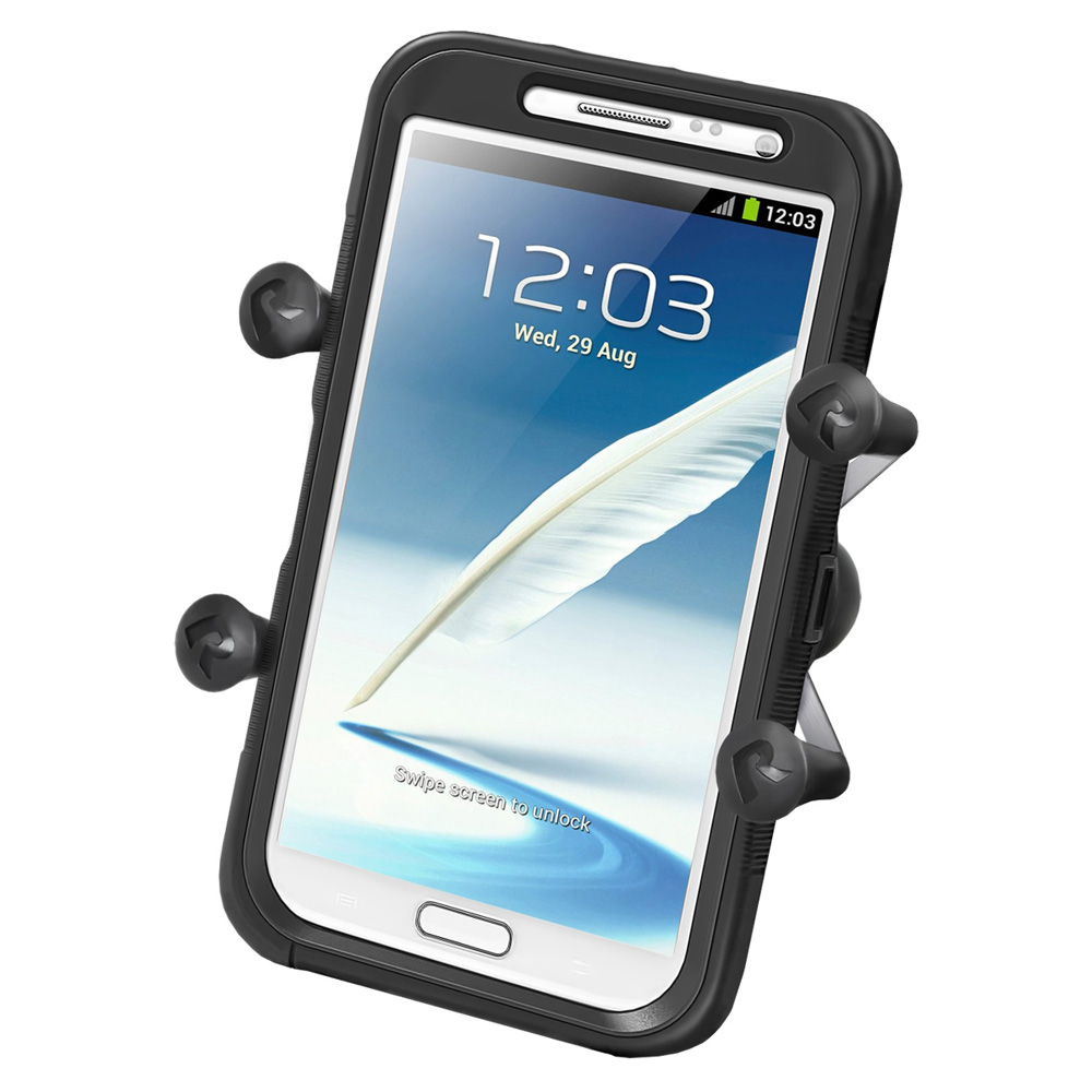 image for RAM Mount Universal X-Grip IV Large Phone/Phablet Holder w/1″ Ball
