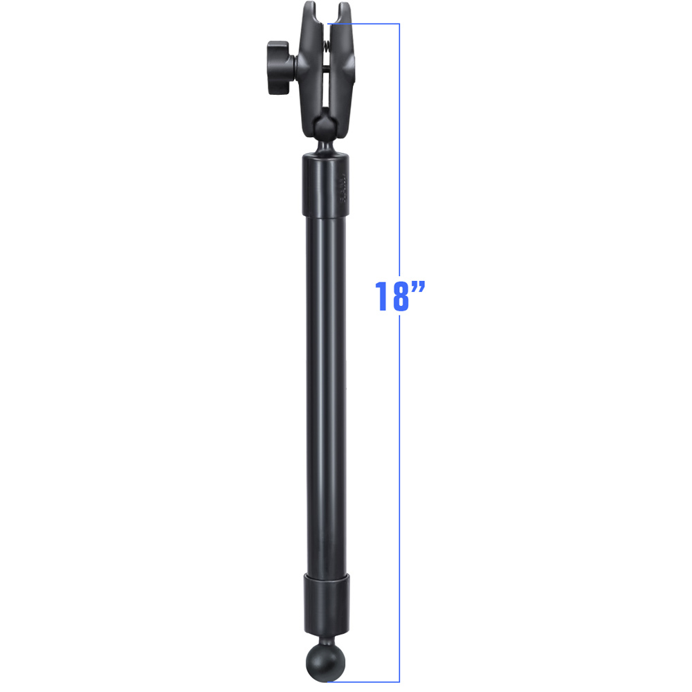 image for RAM Mount 18″ Long Extension Pole w/2 1″ Ball Ends & Double Socket Arm