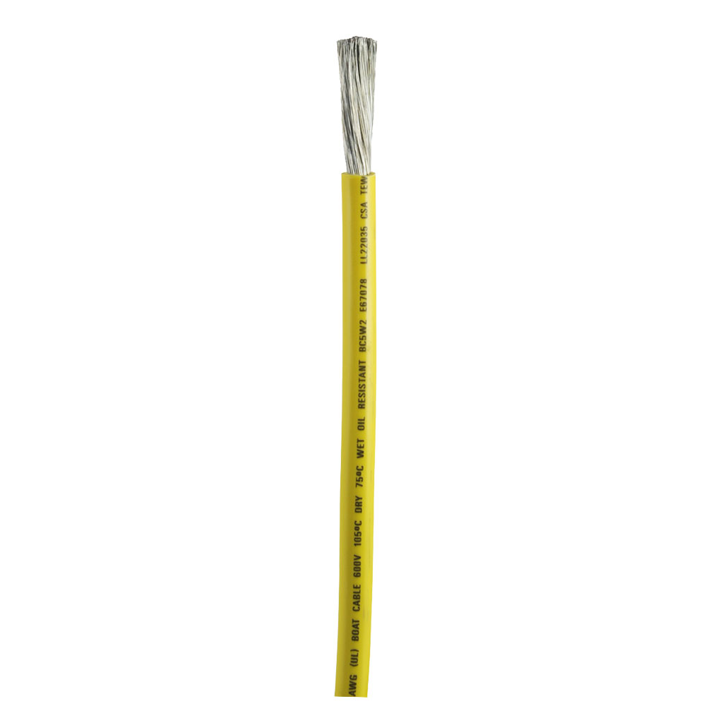 Ancor Yellow 2 AWG Battery Cable - Sold By The Foot CD-48289
