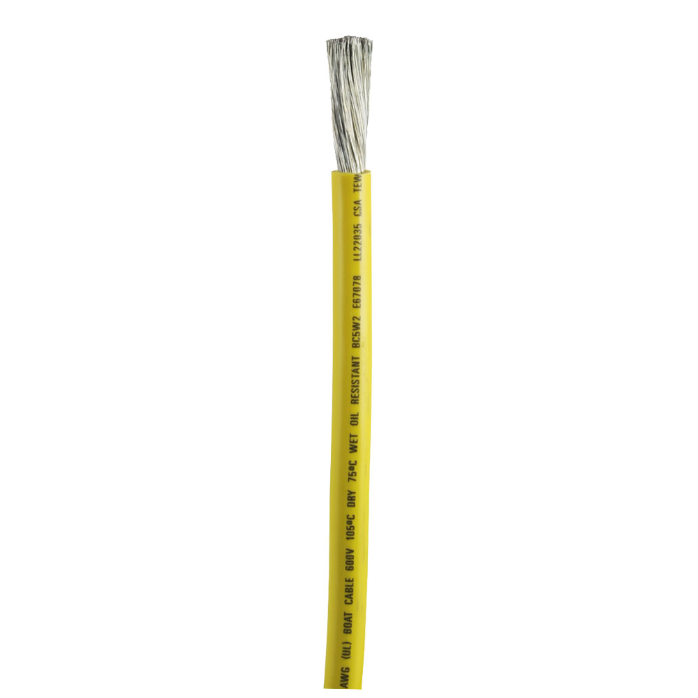 Ancor Yellow 1 AWG Battery Cable - Sold By The Foot CD-48295