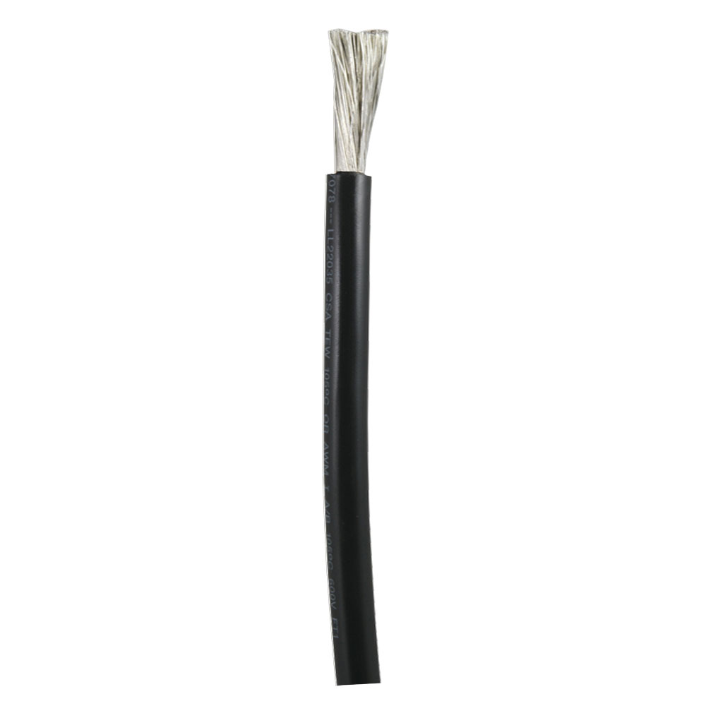 Ancor Black 1/0 AWG Battery Cable - Sold By The Foot CD-48297