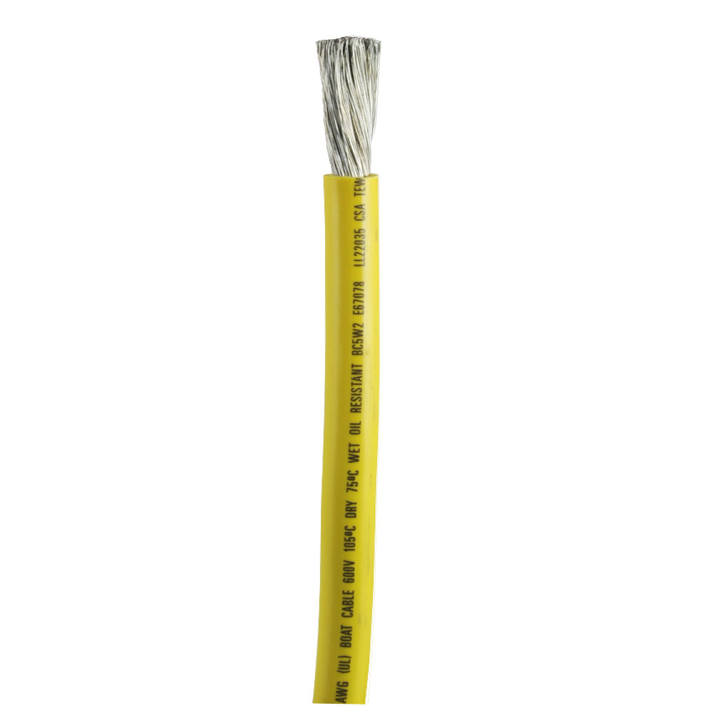 Ancor Yellow 2/0 AWG Battery Cable - Sold By The Foot CD-48307