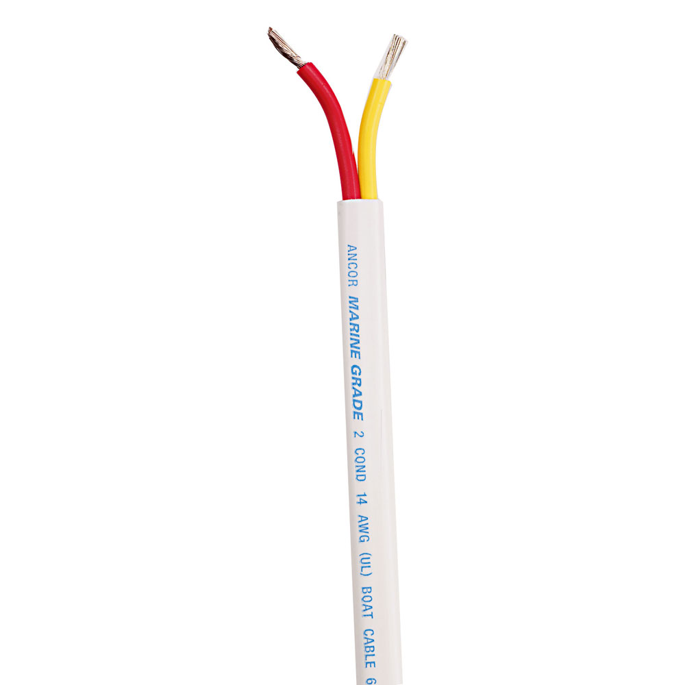 Ancor Safety Duplex Cable - 16/2 - 2x1mm² - Red/Yellow - Sold By The Foot - 1247-FT