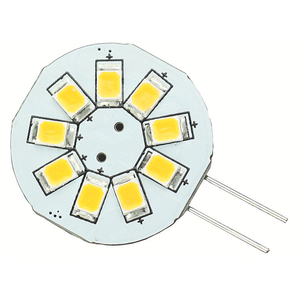 Lunasea G4 8 LED Side Pin Light Bulb - 12VAC or 10-30VDC/1.2W/123 Lumens - Warm White CD-48717