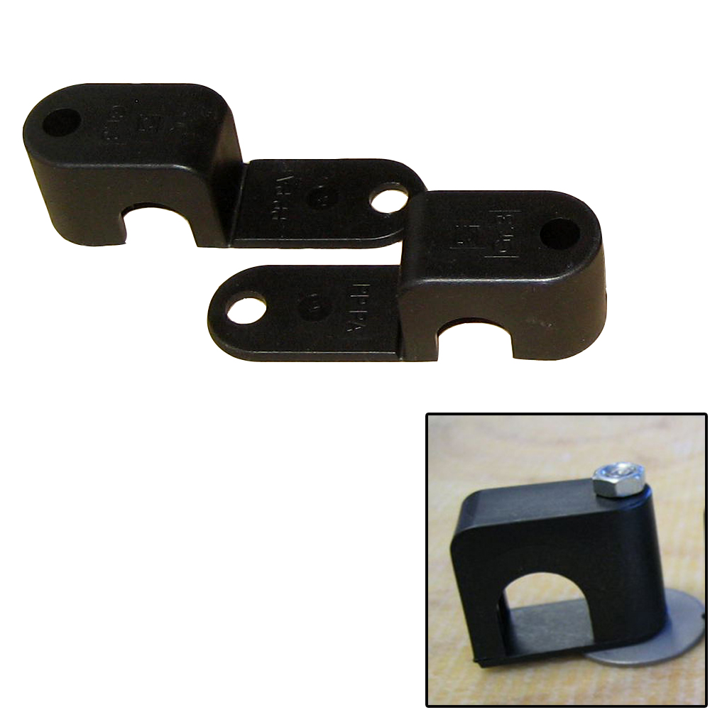 image for Weld Mount Single Poly Clamp f/1/4″ x 20 Studs – 1/2″ OD – Requires 1.5″ Stud – Qty. 25