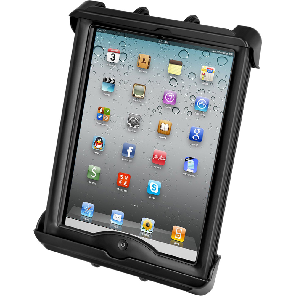 image for RAM Mount Tab-Lock Universal Locking Cradle f/Apple iPad w/LifeProof & Lifedge Cases