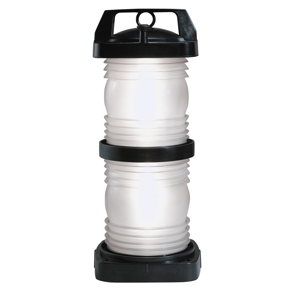 image for Perko Double Lens Navigation Light – Masthead Light – Black Plastic, White Lens