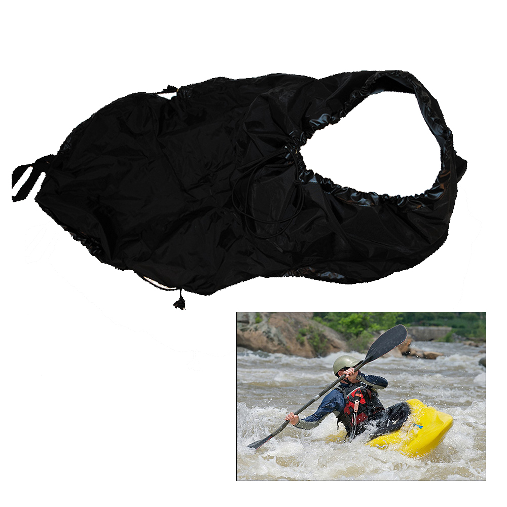 Attwood Universal Fit Kayak Spray Skirt - Black - 11776-5