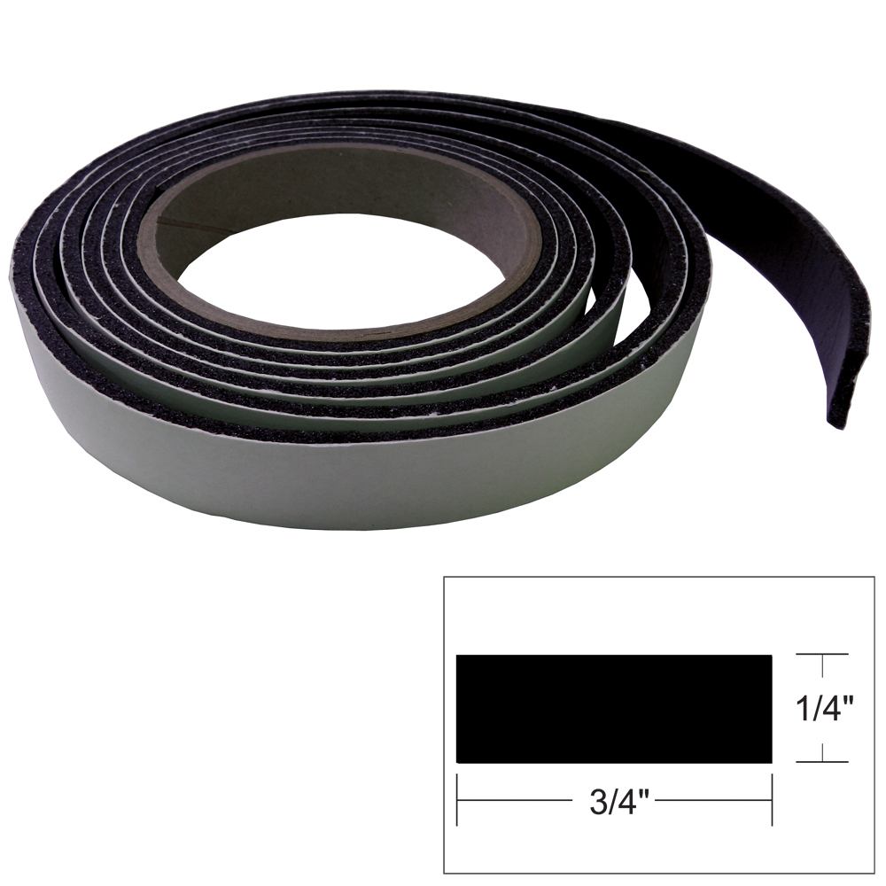 image for TACO Hatch Tape – 8’L x ¼”H x ¾”W – Black
