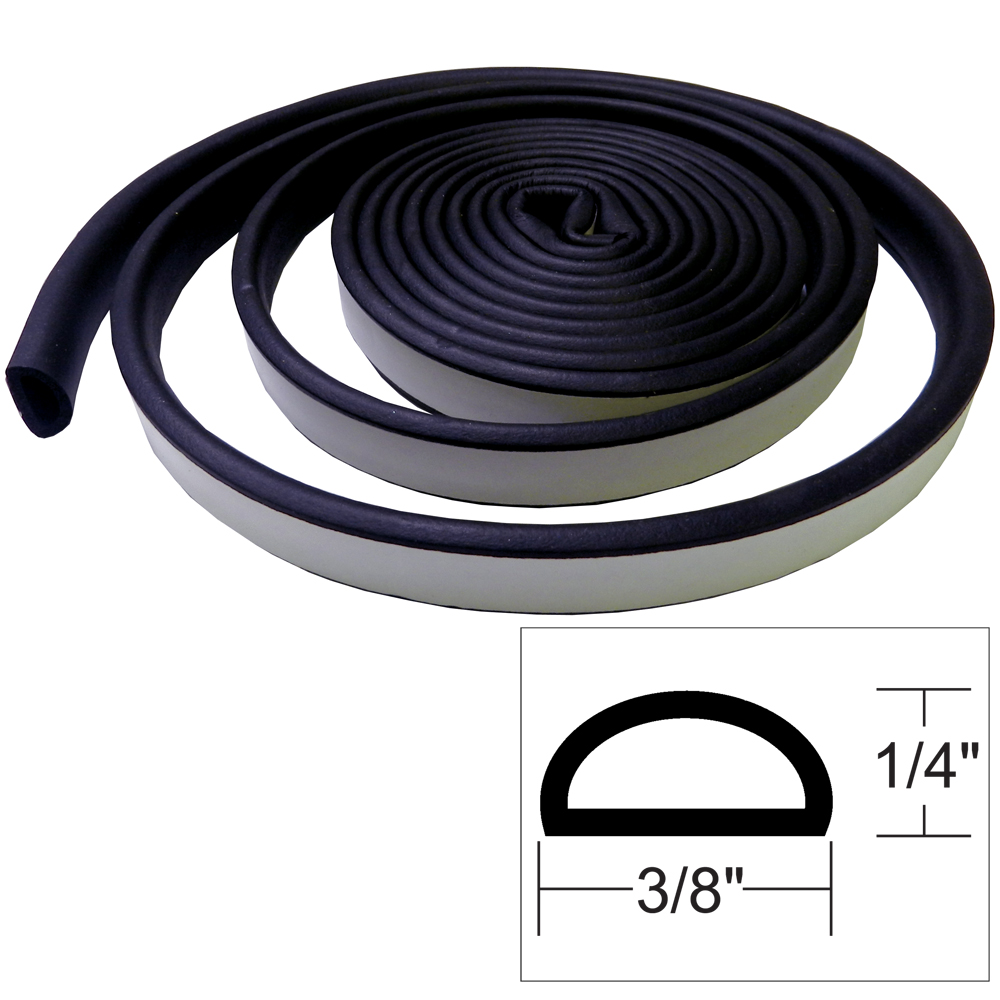 image for TACO Weather Seal – 10’L x ¼”H x ⅜”W – Black