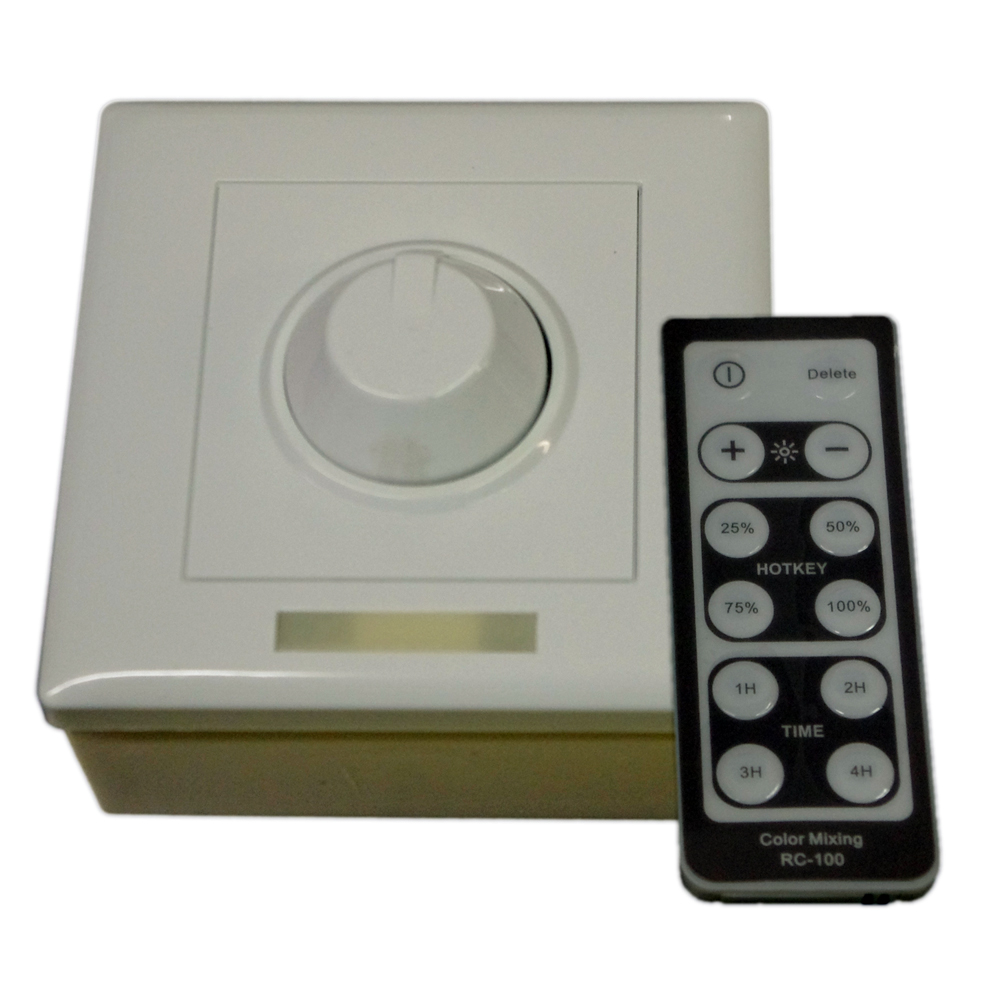 image for Lunasea Single Color Wall Mount Dimmer w/Controller