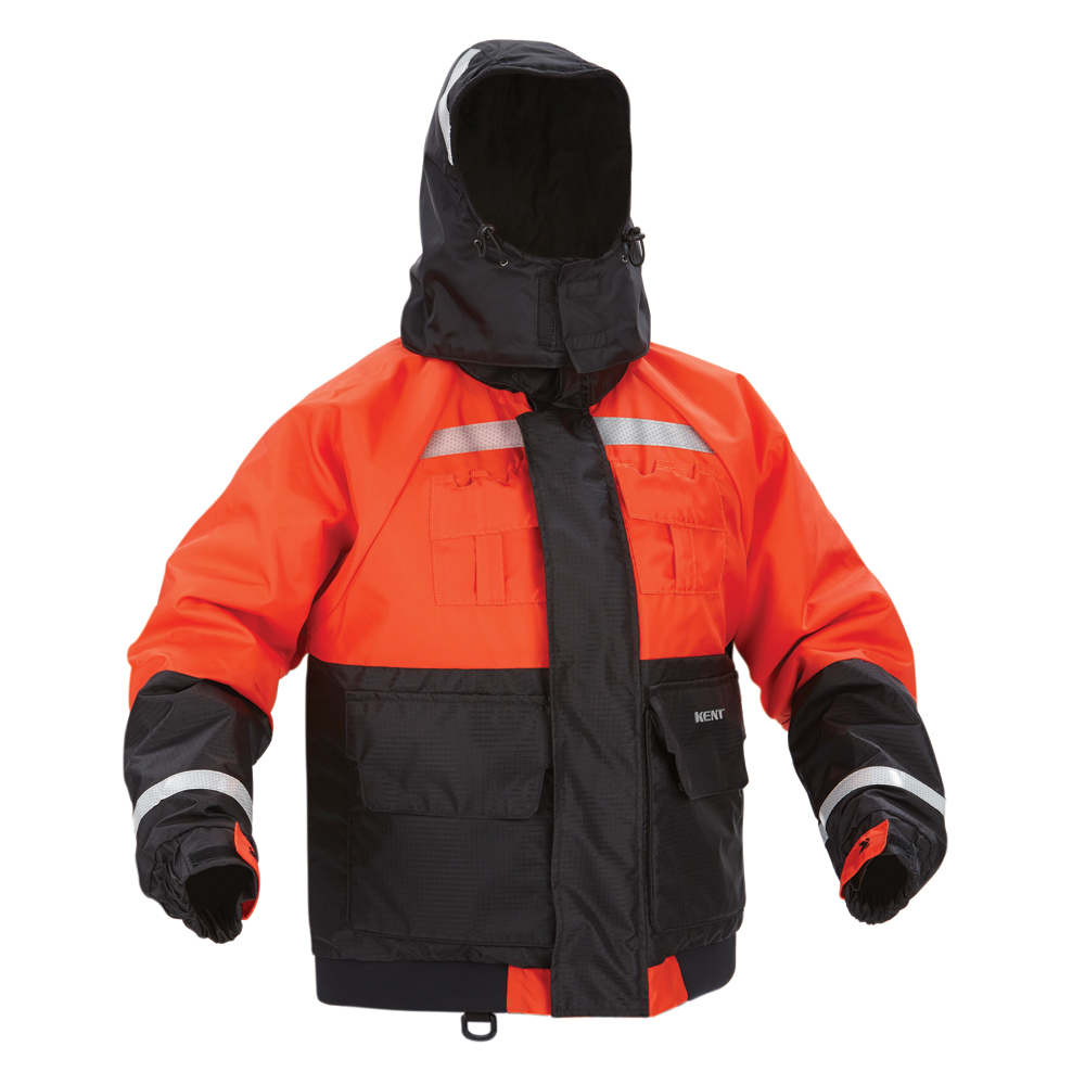 image for Kent Deluxe Flotation Life Jacket PFD – Orange – Large