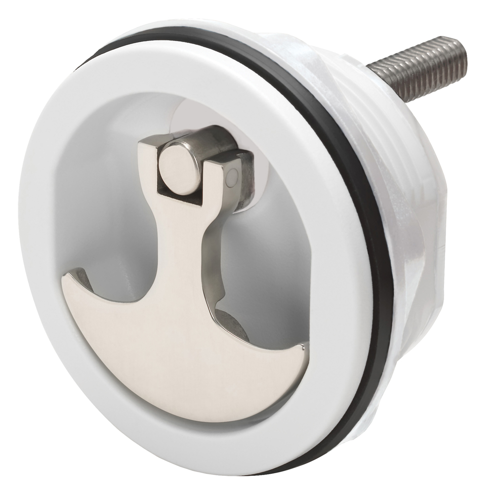 image for Whitecap Compression Handle – Nylon White/Stainless Steel – Non-Locking
