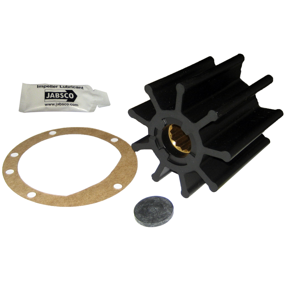 image for Jabsco Impeller Kit – 9 Blade – Nitrile – 3-3/4″ Diameter x 3-1/2″ W, 1″ Shaft Diameter