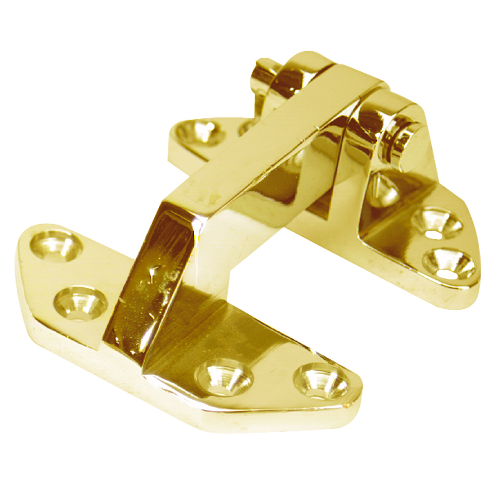 image for Whitecap Standard Hatch Hinge – Polished Brass – 2-5/8″ x 3-1/8″