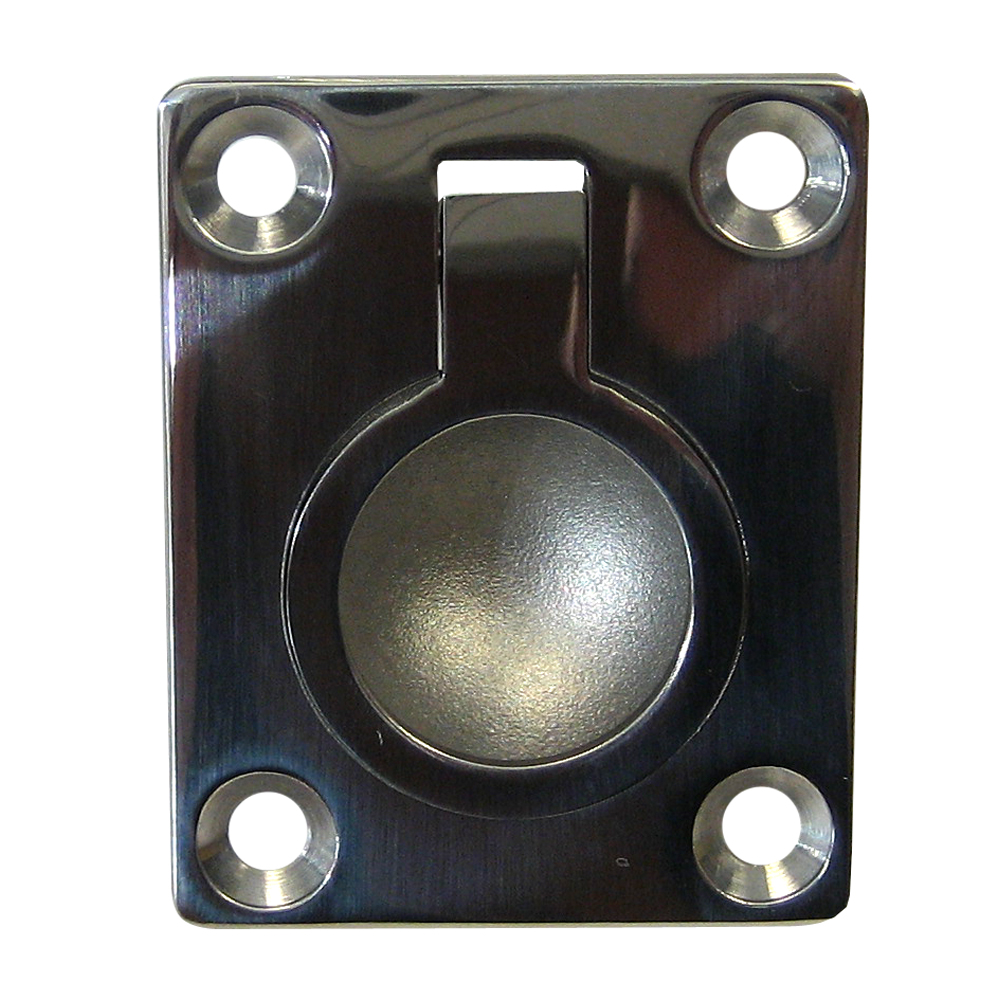 image for Whitecap Flush Pull Ring – 316 Stainless Steel – 1-1/2″ x 1-7/8″