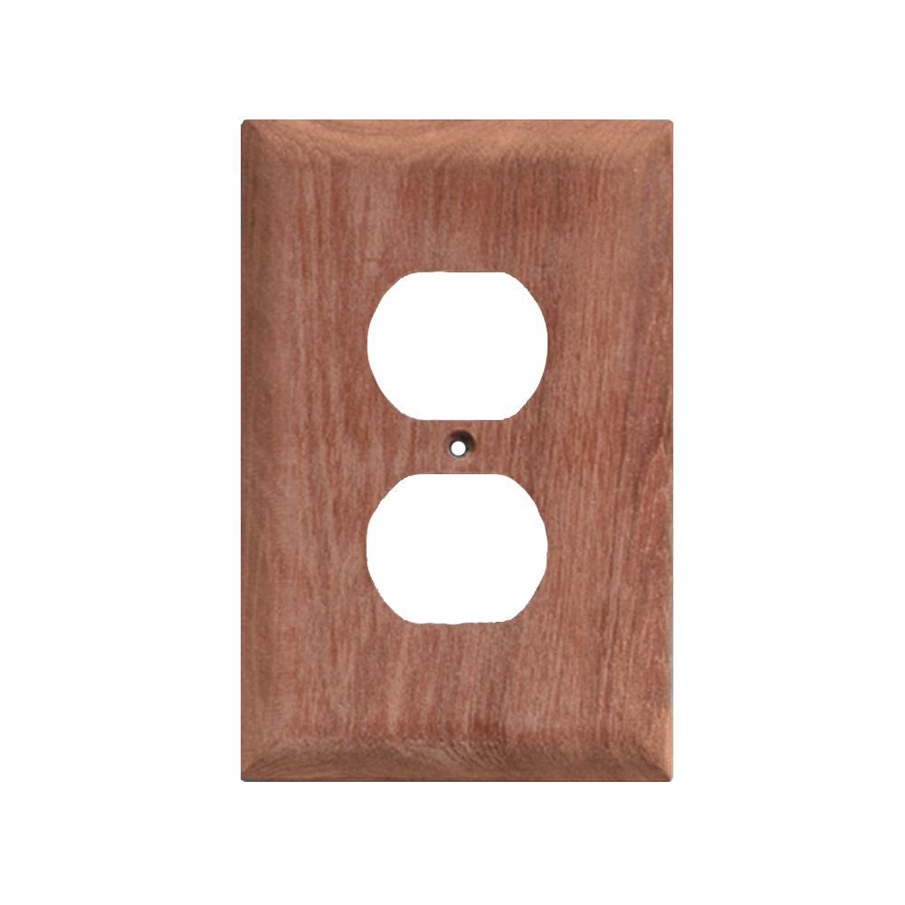 image for Whitecap Teak Outlet Cover/Receptacle Plate