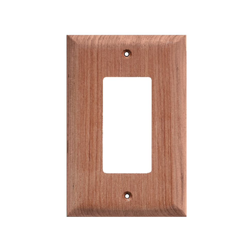 image for Whitecap Teak Ground Fault Outlet Cover/Receptacle Plate
