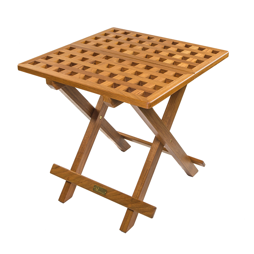 image for Whitecap Teak Grate Top Fold-Away Table