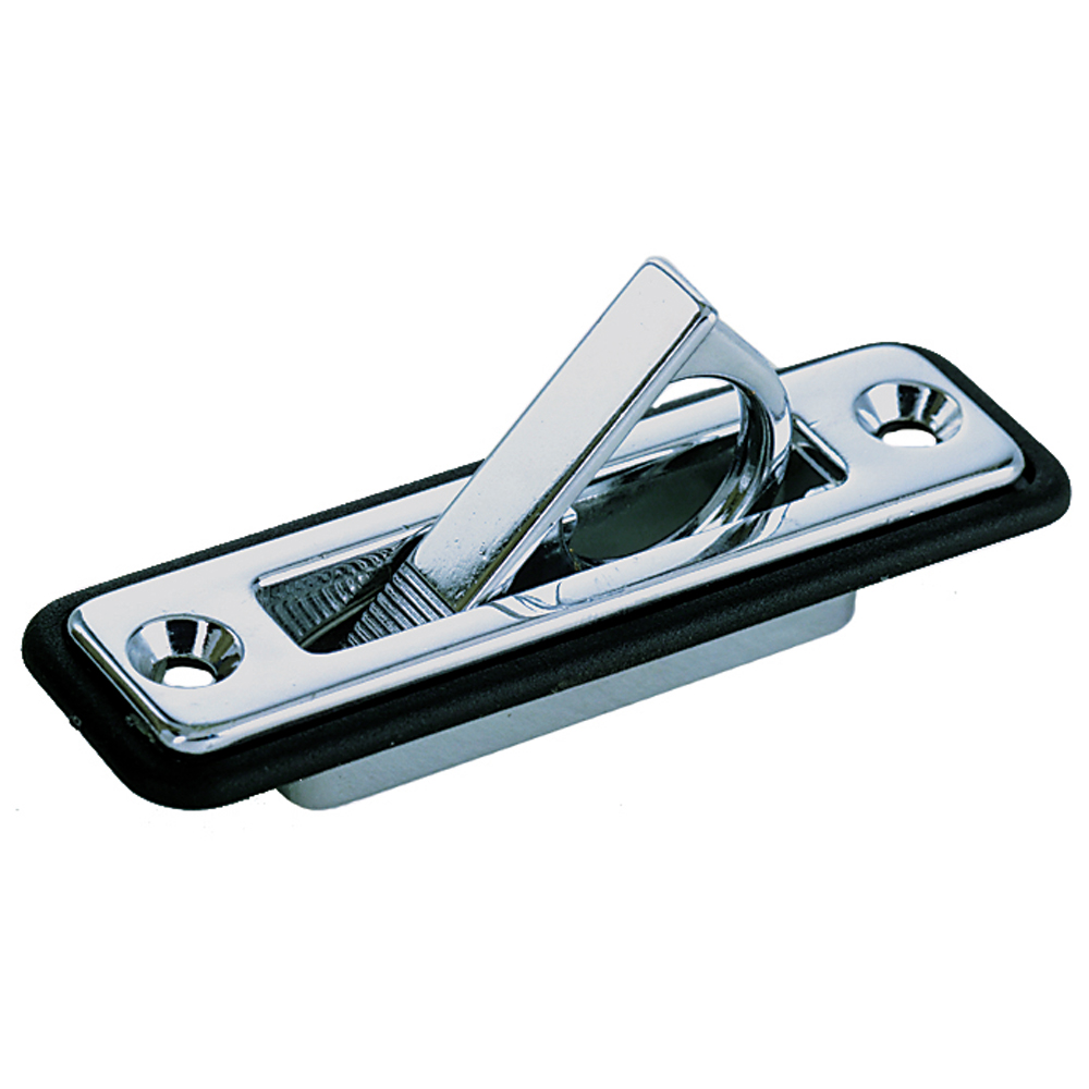 image for Perko Spring Loaded Flush Pull – Chrome Plated Zinc – ¾” x 3-¼”