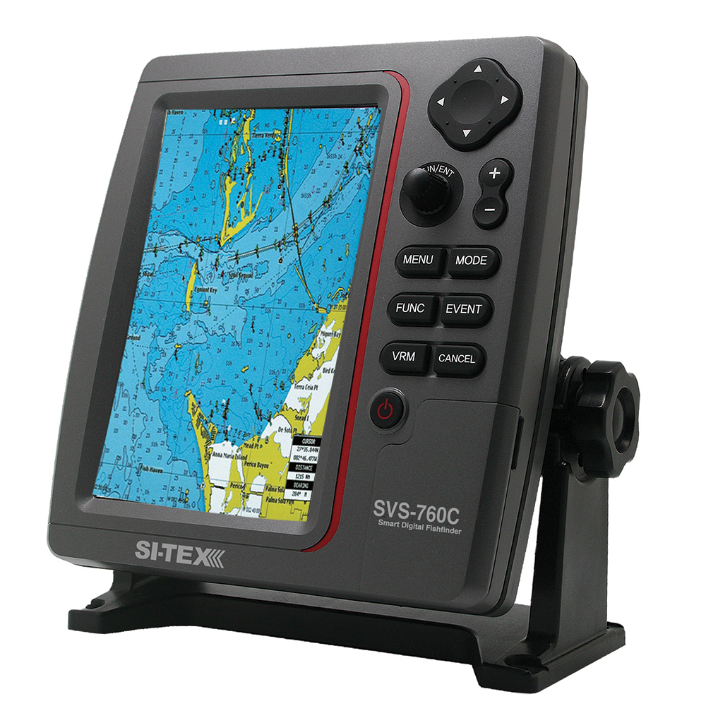 image for SI-TEX SVS-760C Digital Chartplotter w/C-Map 4D Card