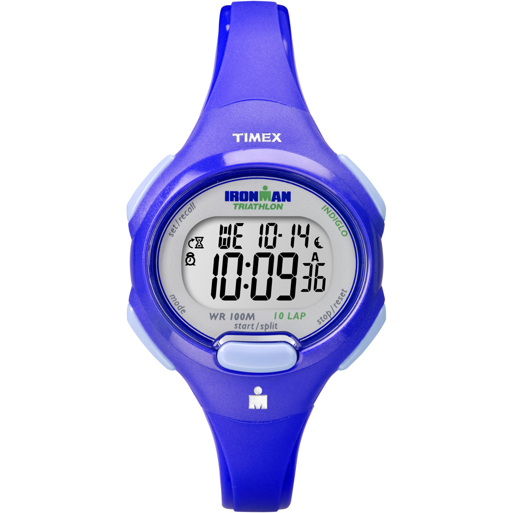 image for Timex IRONMAN® Traditional 10-Lap Mid-Size Watch – Blue