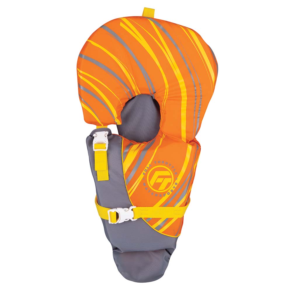 image for Full Throttle Baby-Safe Vest – Infant to 30lbs – Orange/Grey