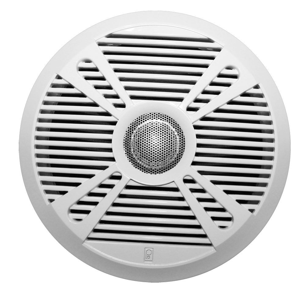 image for Poly-Planar MA7065 6.5″ 2-Way Marine Speaker w/2 Grills – White & Graphite