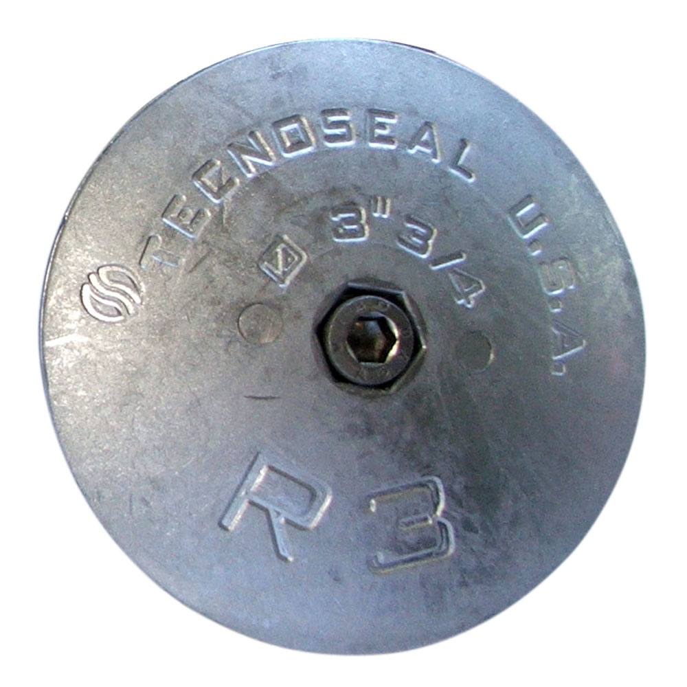 Tecnoseal R3 Rudder Anode - Zinc - 3-3/4&quot; Diameter CD-51616