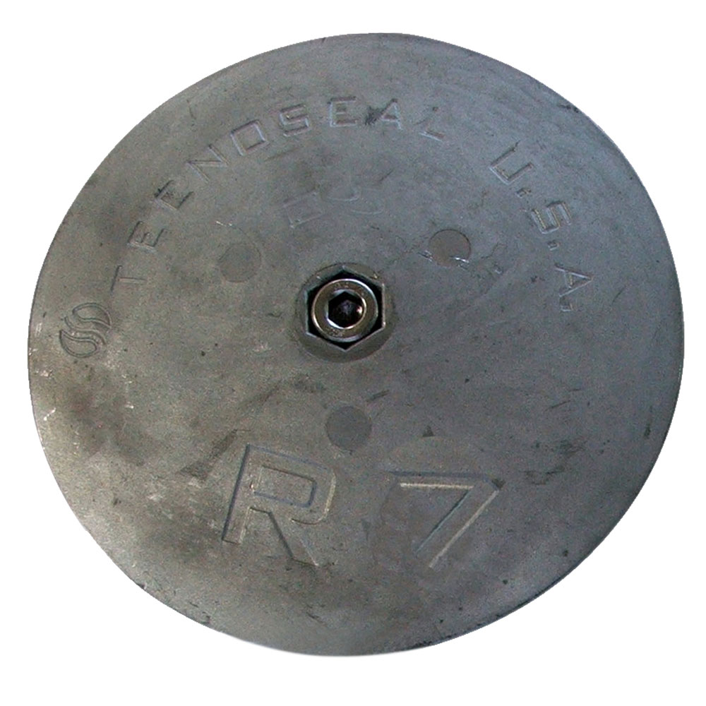 Tecnoseal R7 Rudder Anode - Zinc - 6-1/2&quot; Diameter CD-51619