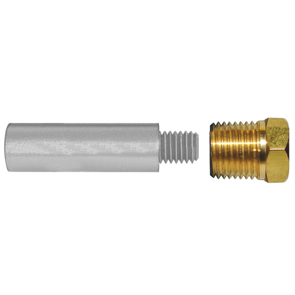 image for Tecnoseal E0 Pencil Zinc w/Brass Cap