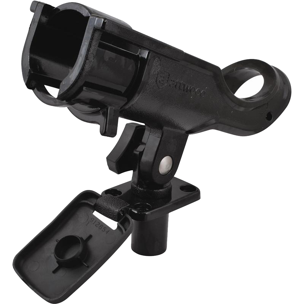 Attwood Heavy Duty Adjustable Rod Holder with Flush Mount - 5014-4